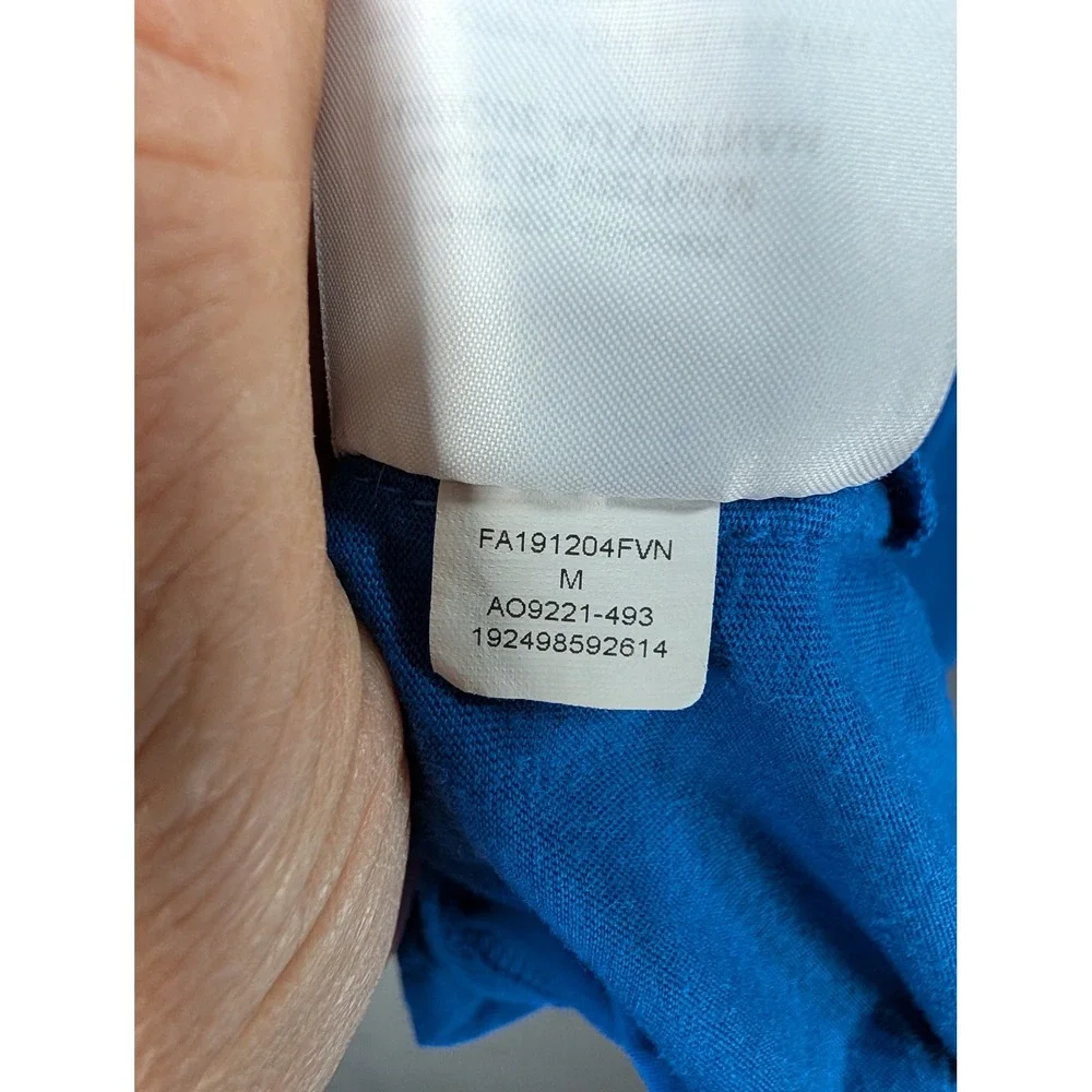 Jordan Mens Blue Dri-FIT Basketball Hoodie Size Medium
